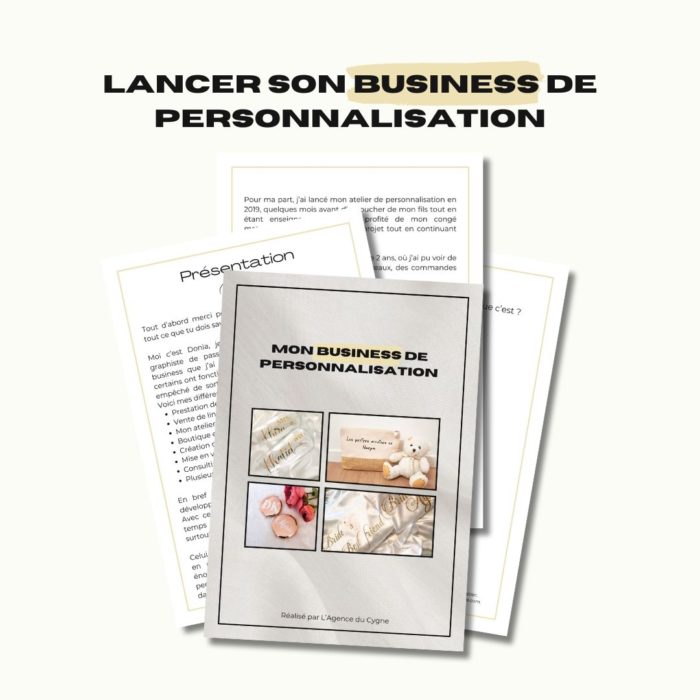 Ebook : Mon business de personnalisation d'articles